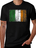 Irish Flag Grunge T-Shirt - Ireland Pride Tee