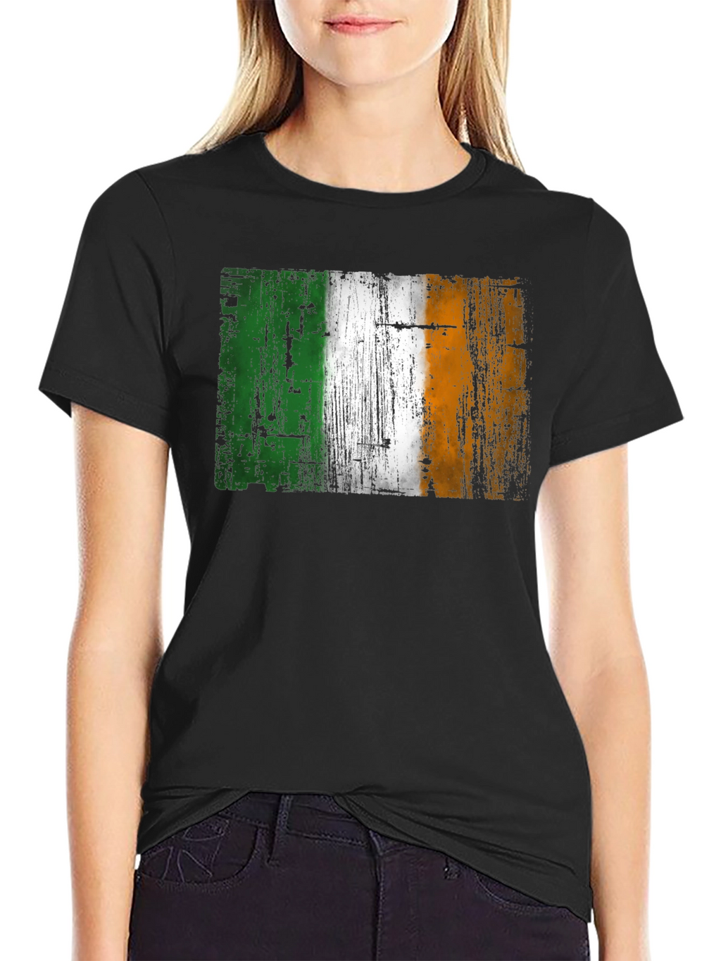 Irish Flag Grunge T-Shirt - Ireland Pride Tee