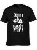 Forest Lauf T-Shirt - Running Tree Graphic Tee
