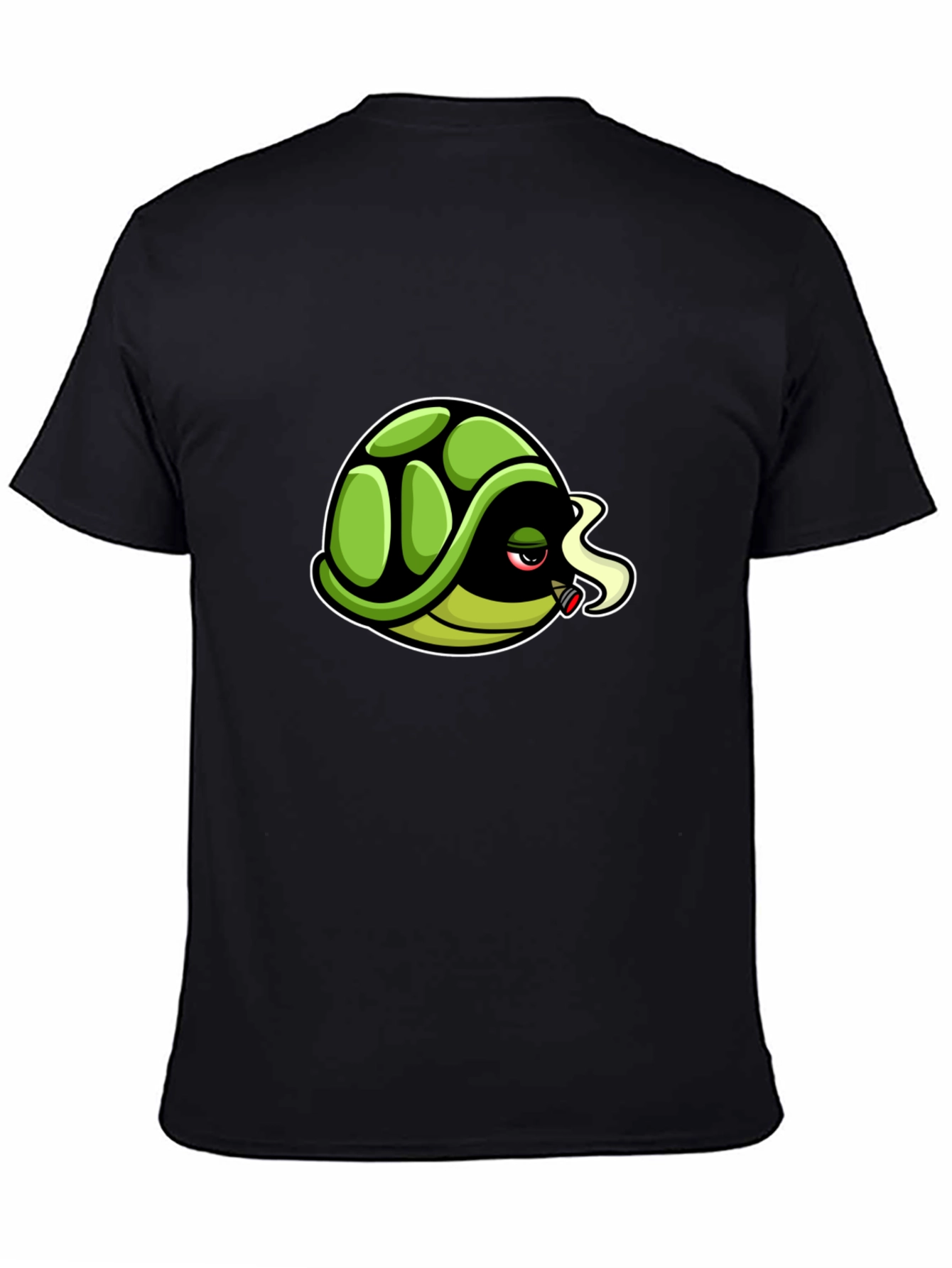 Cool Turtle Graphic Tee - Black
