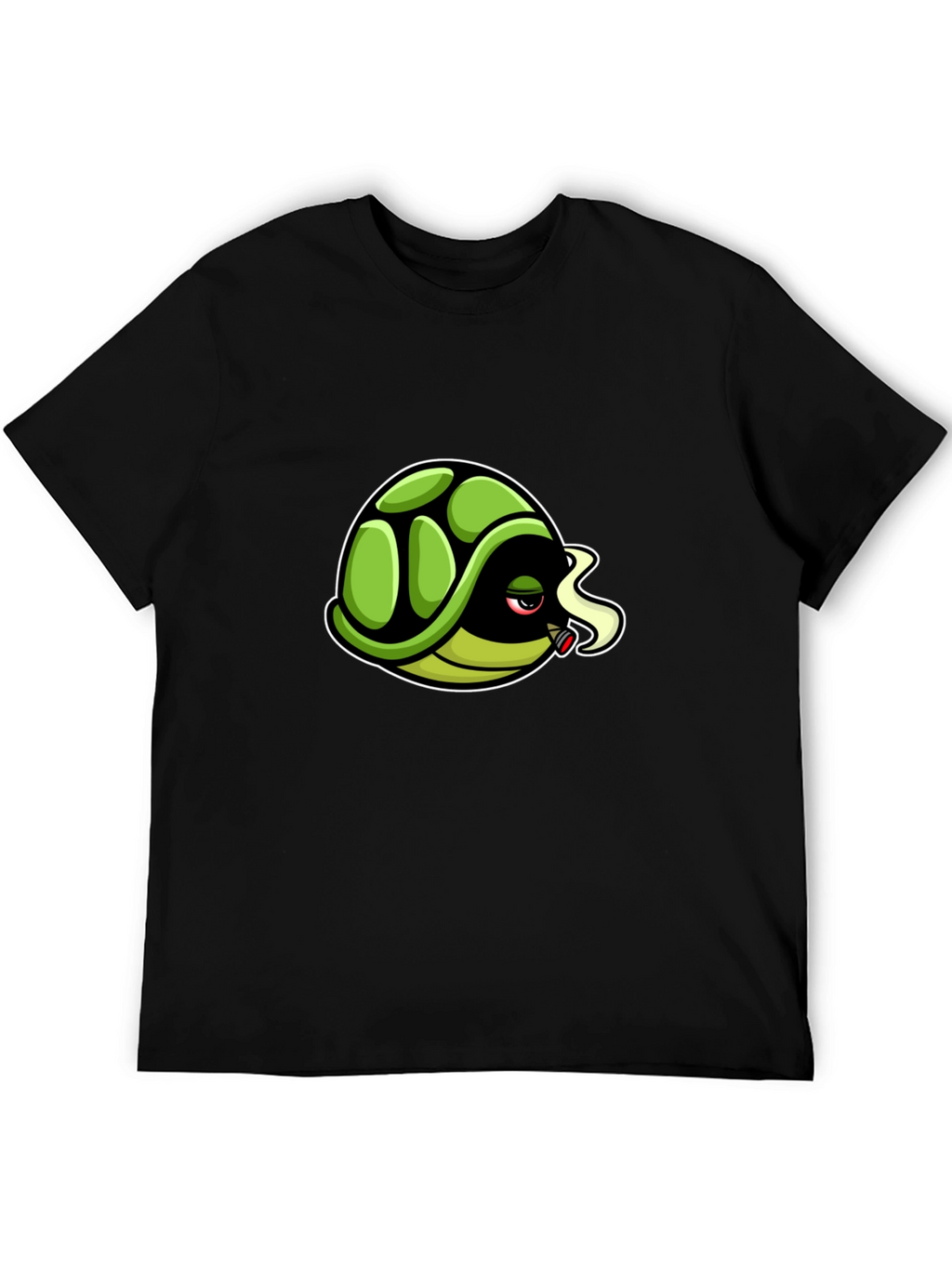 Cool Turtle Graphic Tee - Black