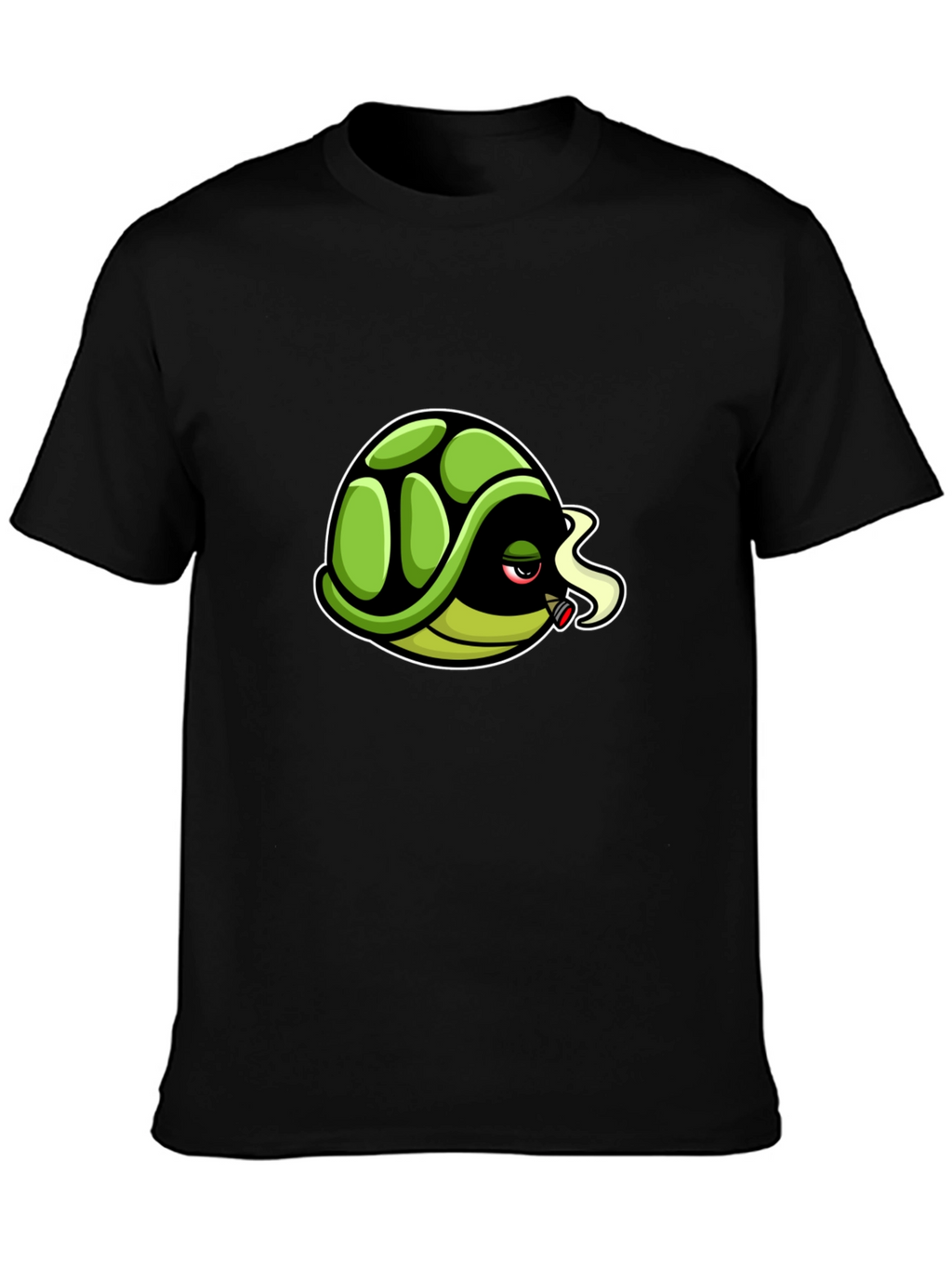 Cool Turtle Graphic Tee - Black