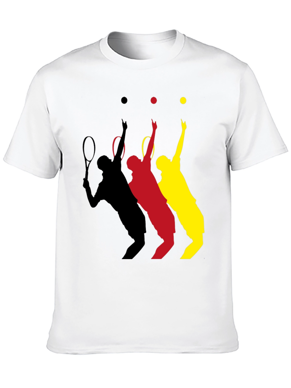 Tennis Player T-Shirt - Black
