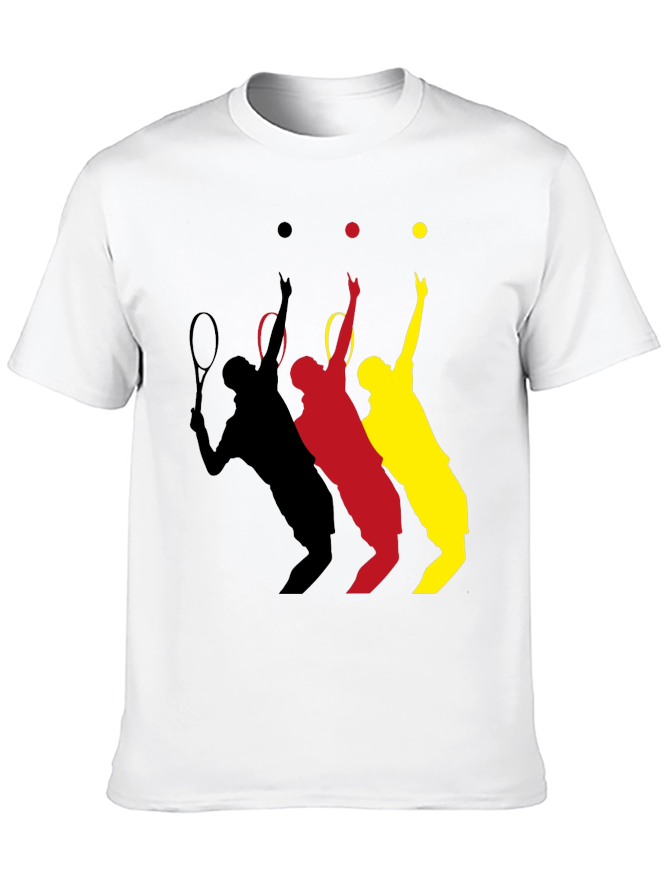 Tennis Player T-Shirt - Black