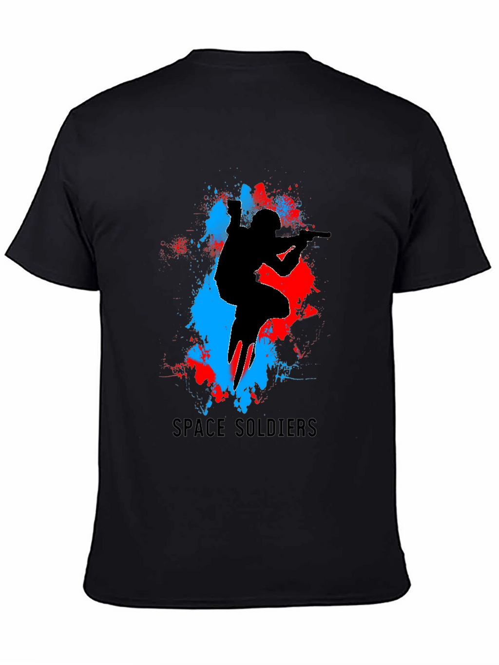 Space Soldiers Graphic Tee - Black