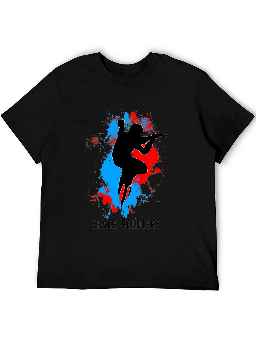 Space Soldiers Graphic Tee - Black