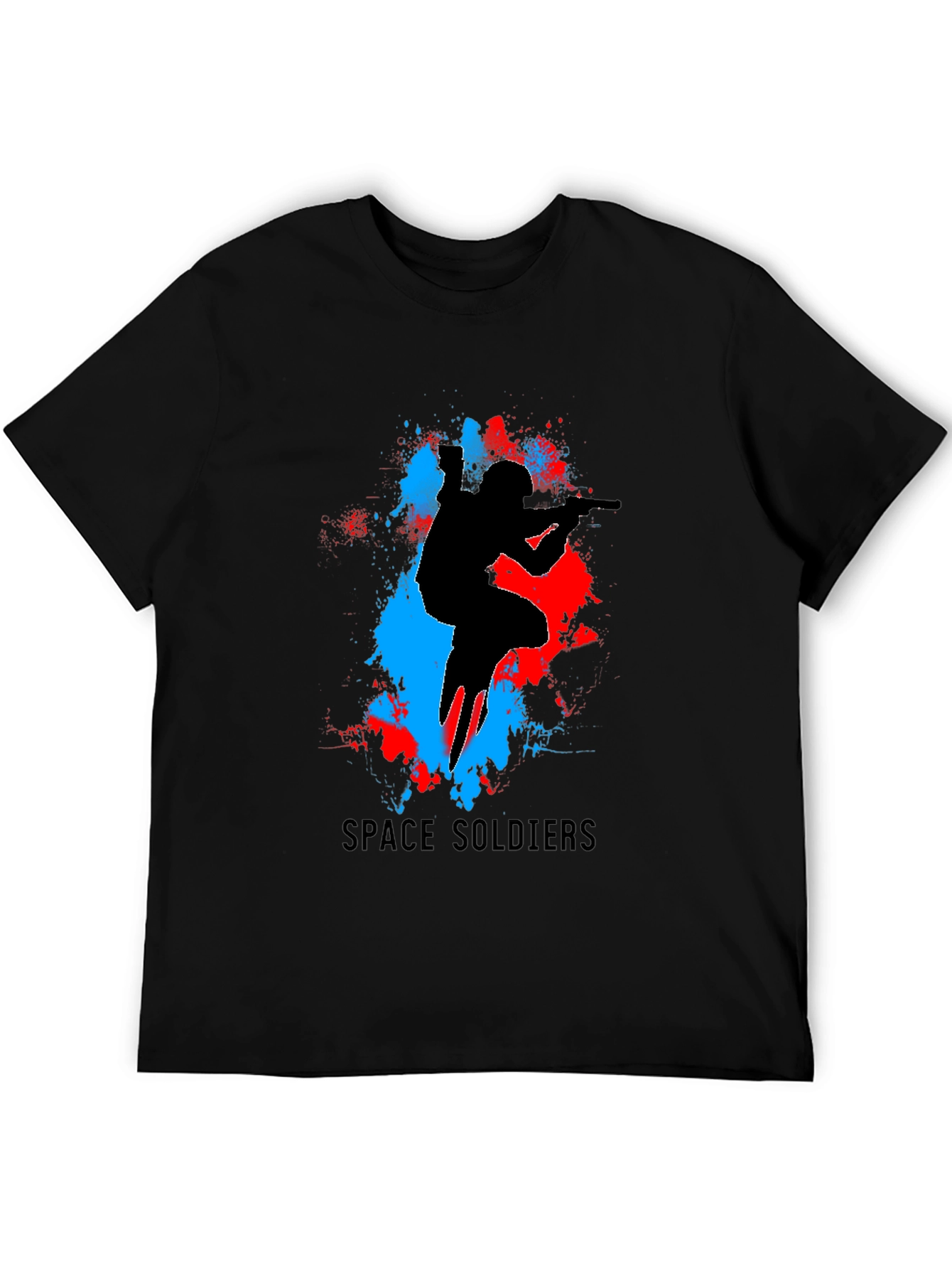Space Soldiers Graphic Tee - Black