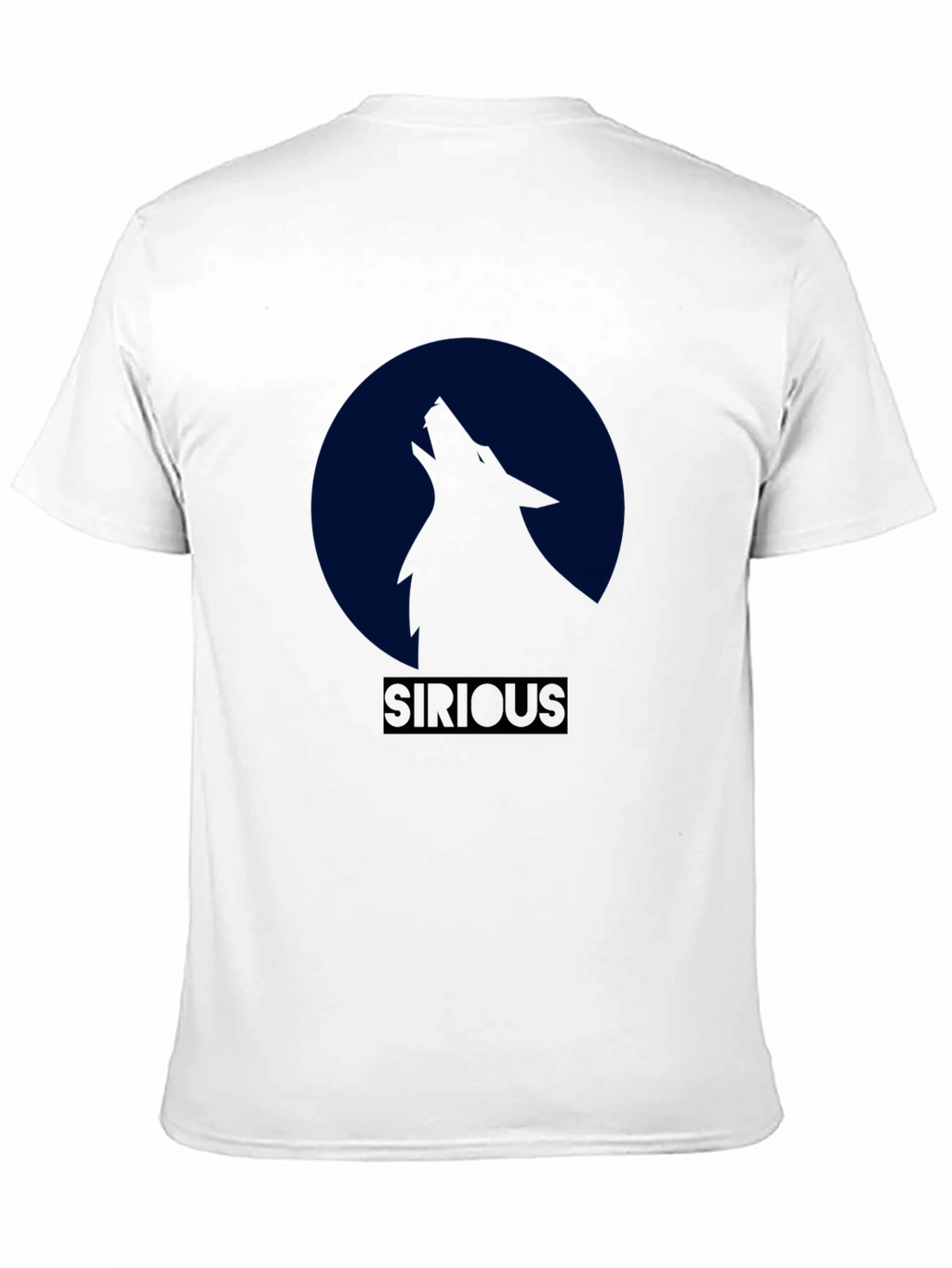 Sirious Wolf Moon Graphic T-Shirt - Black