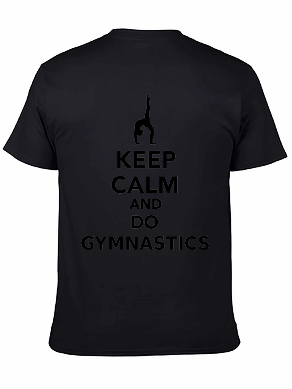 Keep Calm Gymnastics T-Shirt - Black