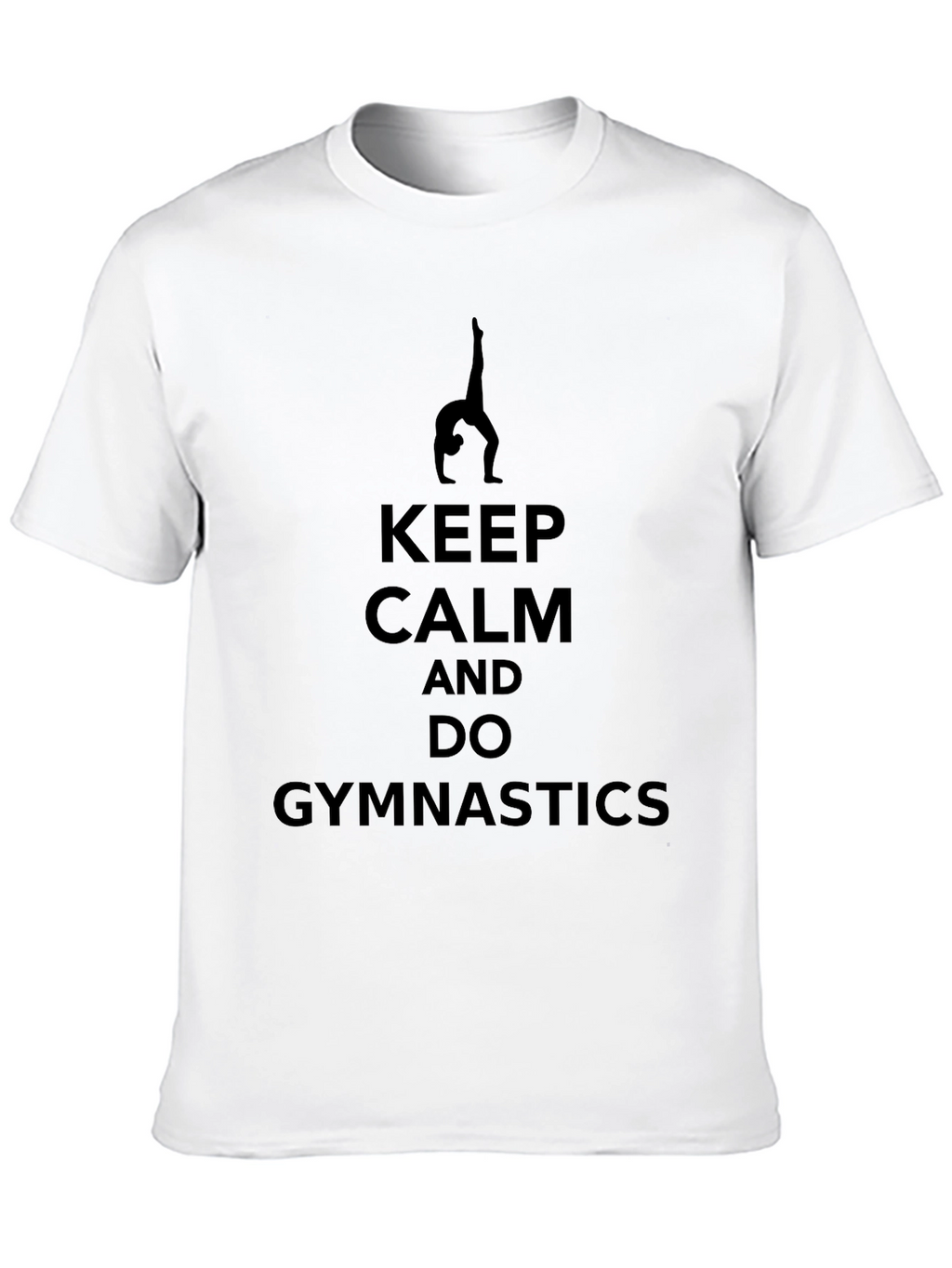 Keep Calm Gymnastics T-Shirt - Black