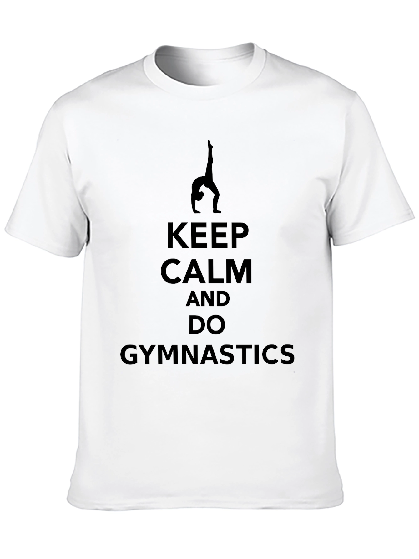 Keep Calm Gymnastics T-Shirt - Black