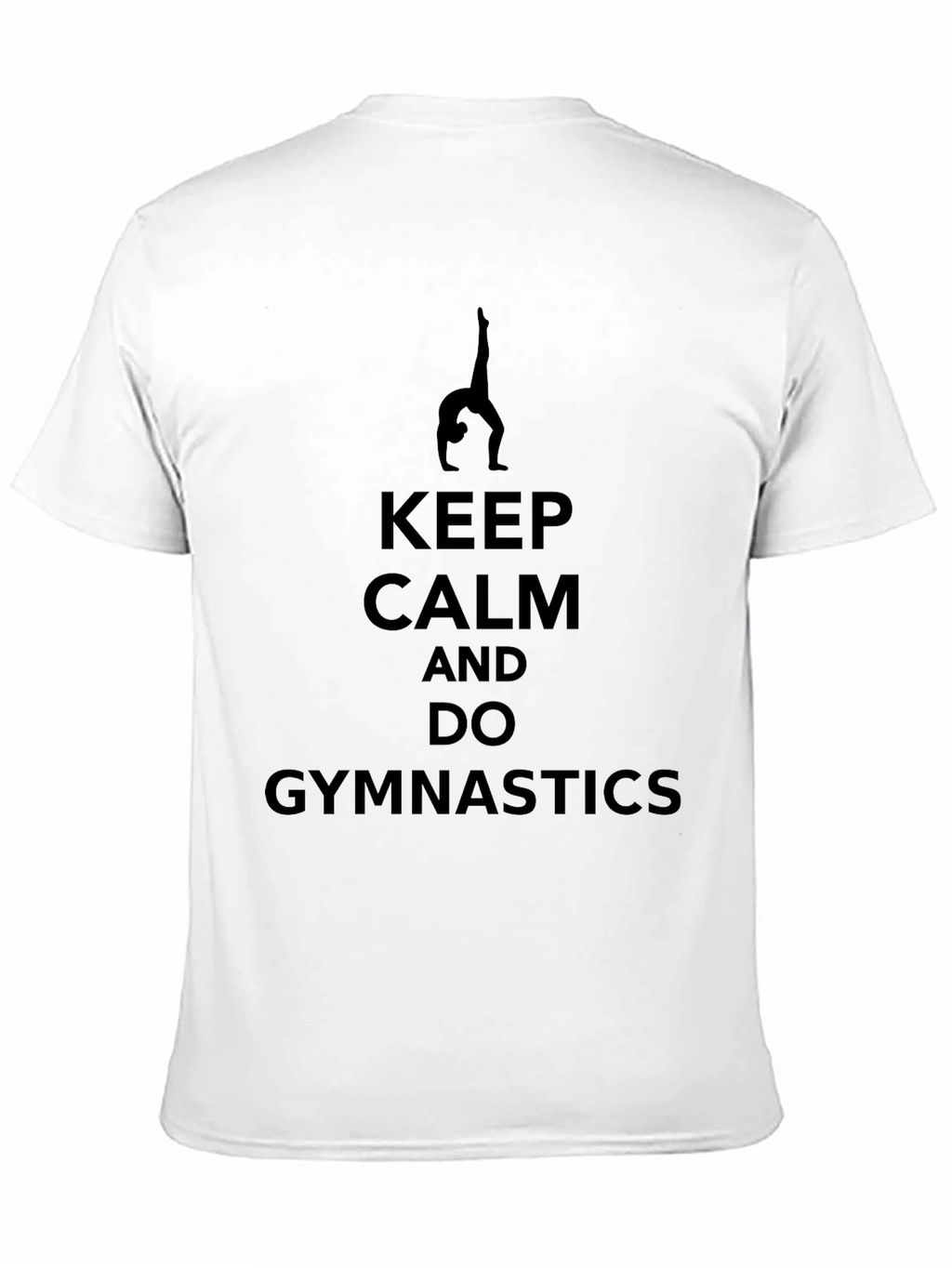 Keep Calm Gymnastics T-Shirt - Black