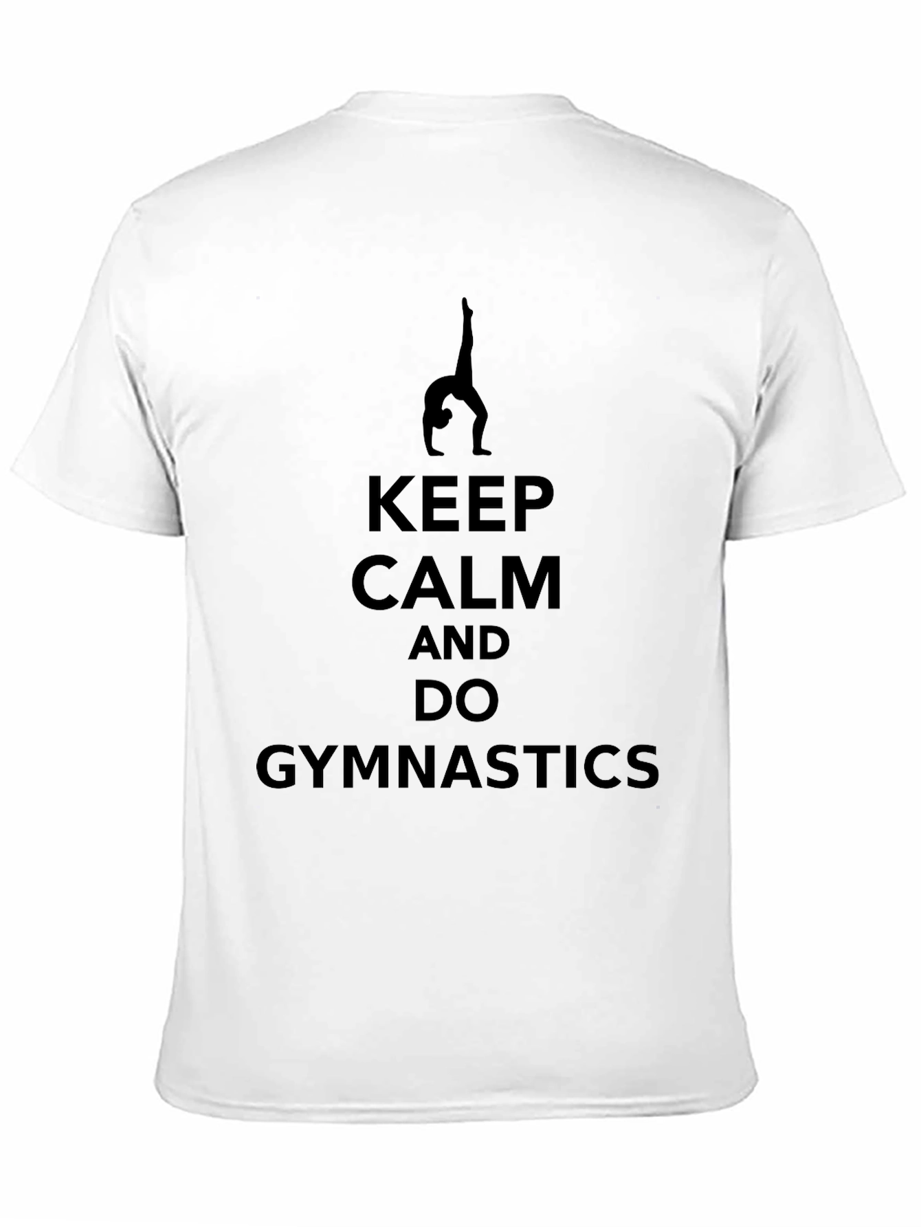 Keep Calm Gymnastics T-Shirt - Black