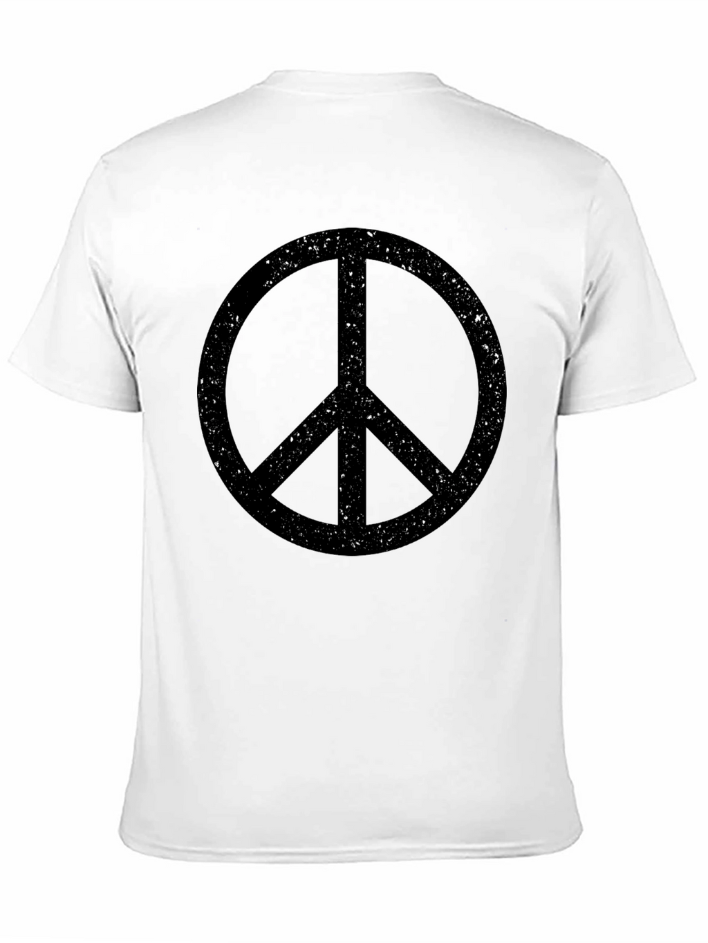 Retro Peace Sign T-Shirt - Black Graphic Tee