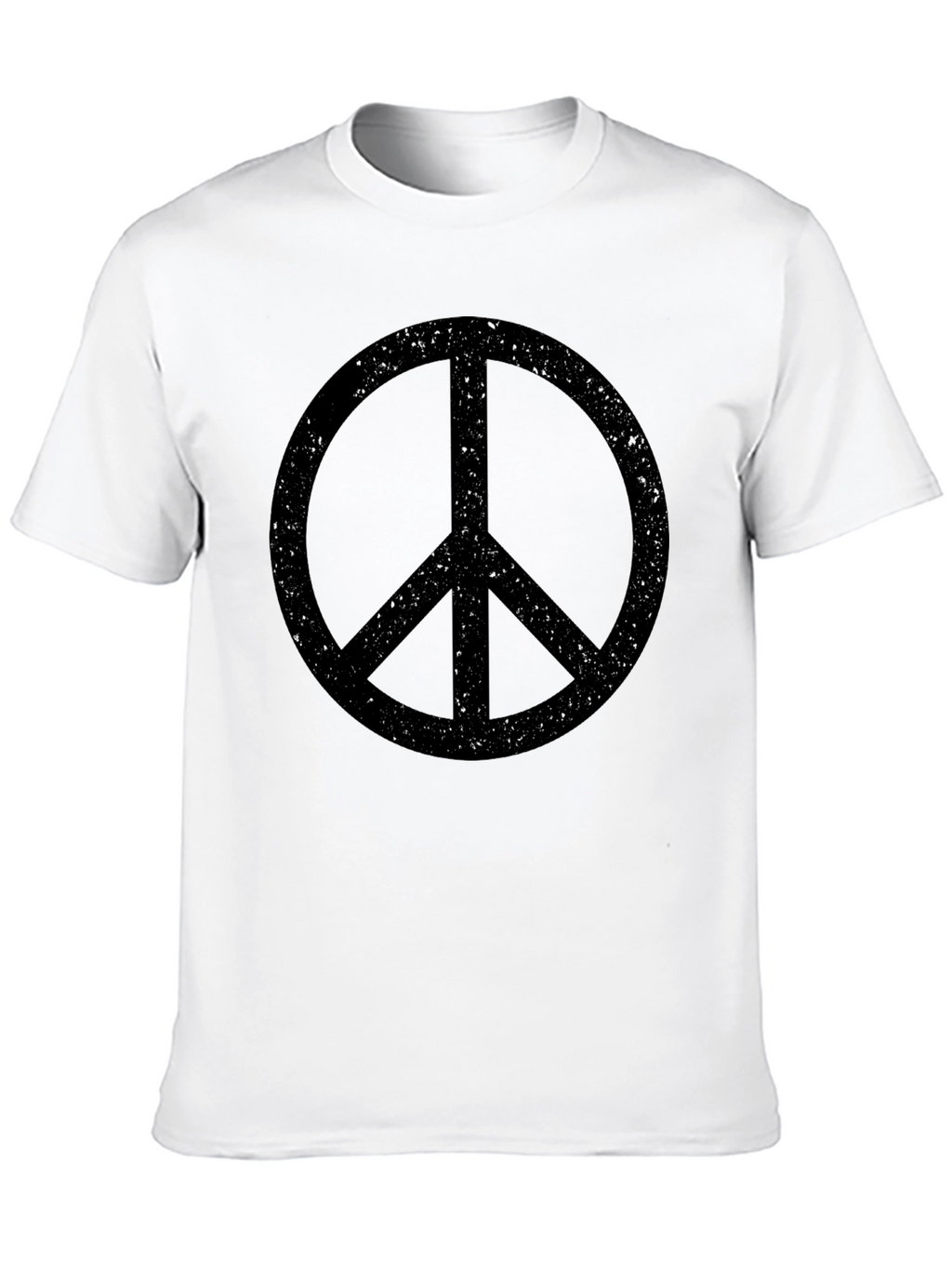 Retro Peace Sign T-Shirt - Black Graphic Tee