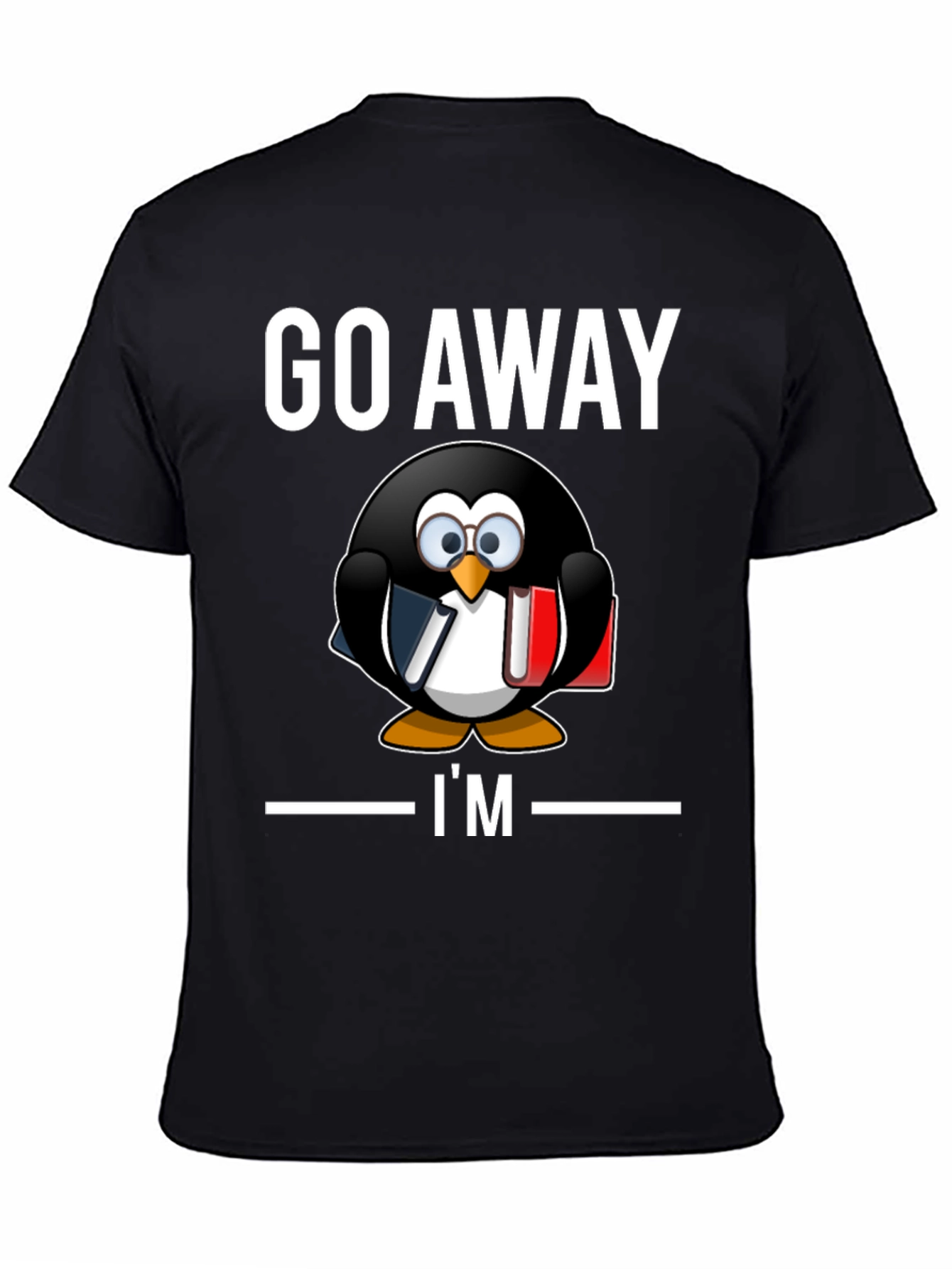 Go Away Im Reading T-Shirt Penguin Librarian