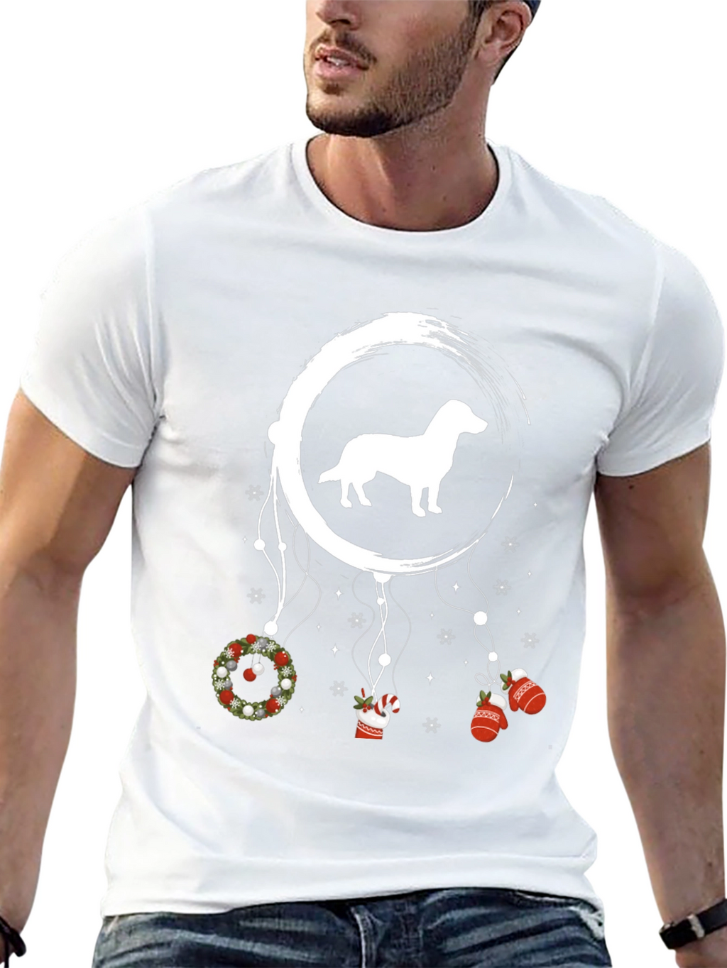 Dachshund Christmas Dreamcatcher T-Shirt