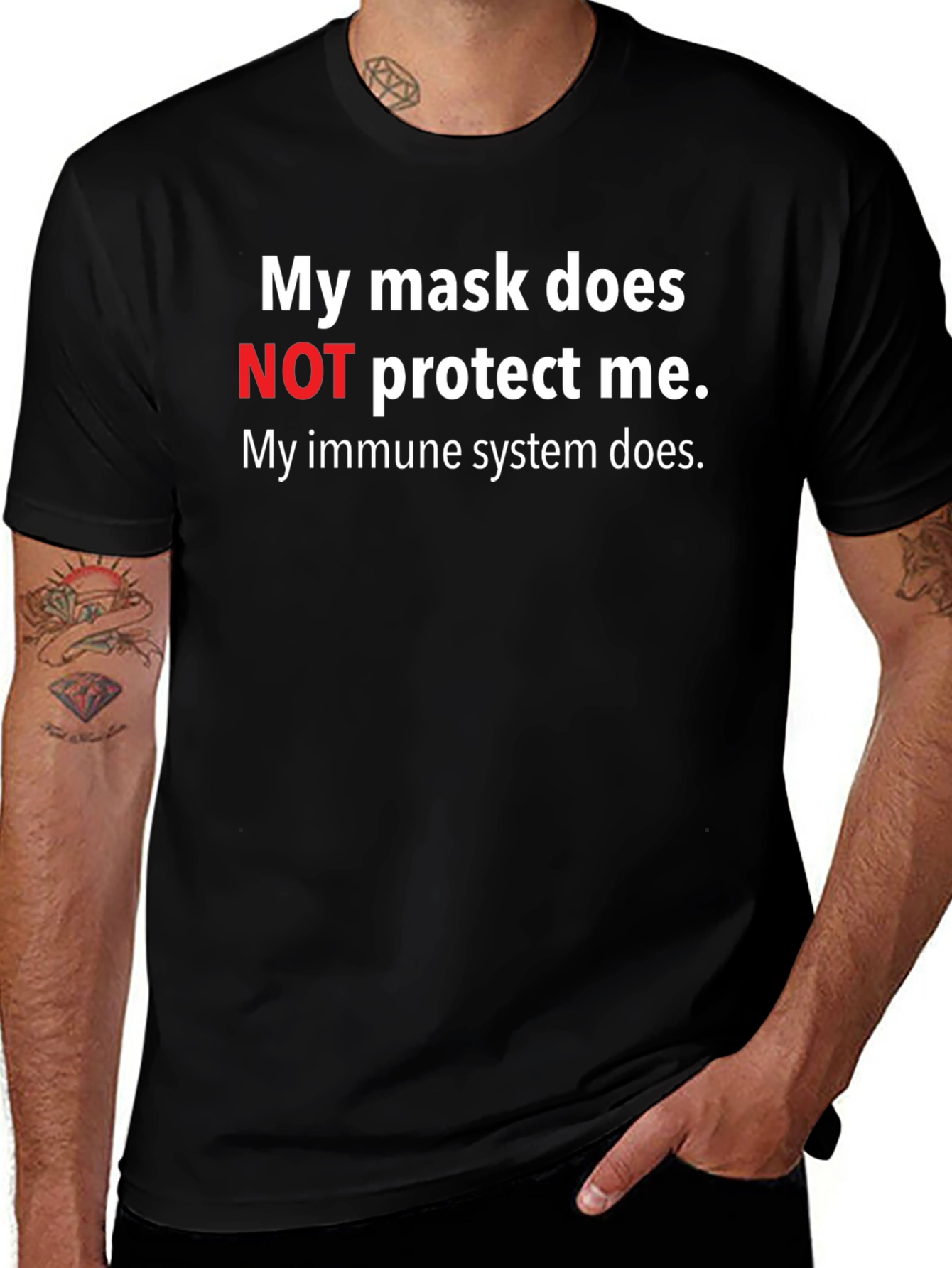 Immune System T-Shirt - Mask Debate Tee