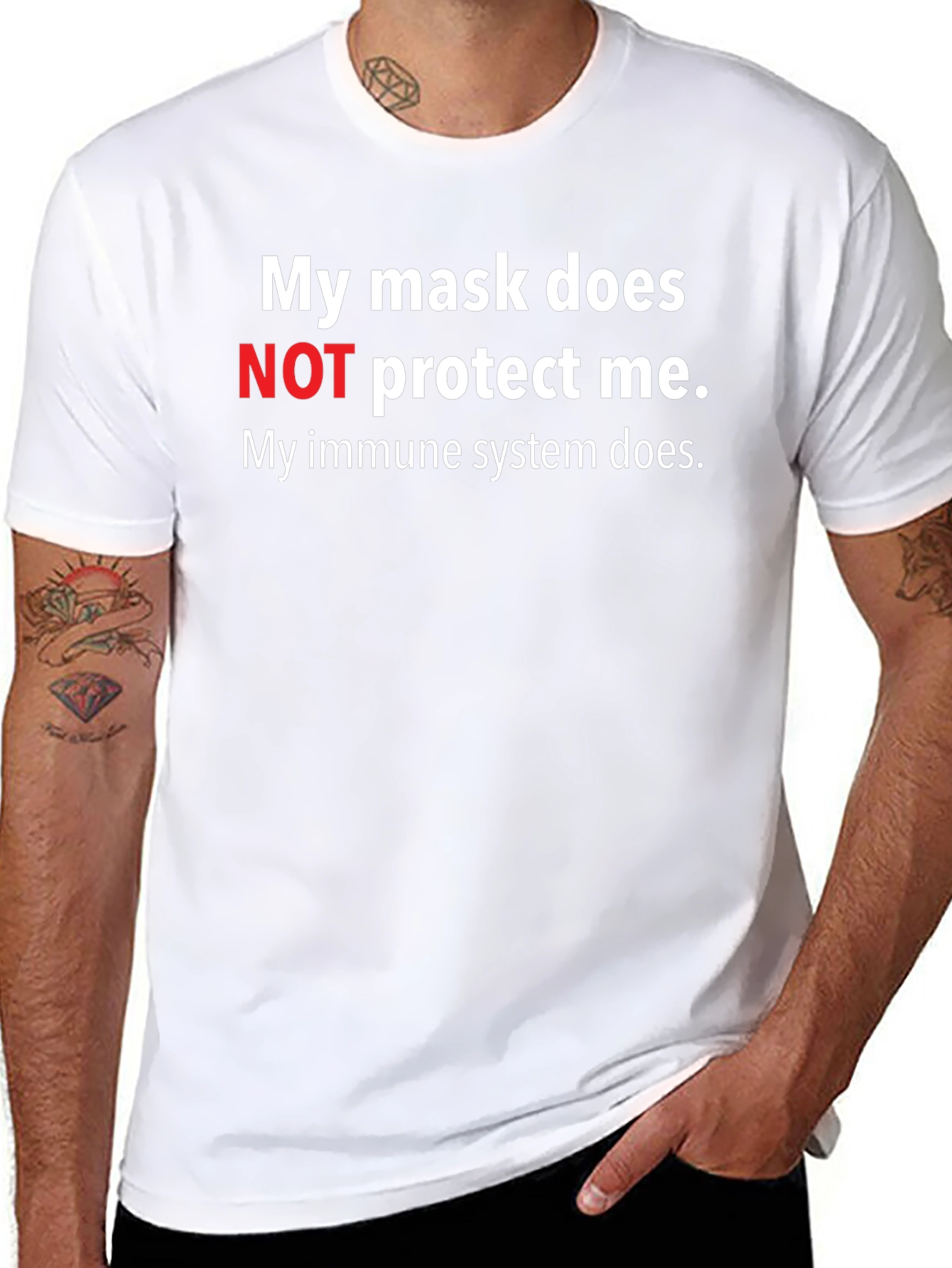 Immune System T-Shirt - Mask Debate Tee