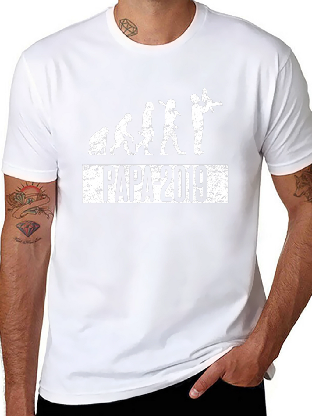 Papa Evolution 2019 T-Shirt - Black