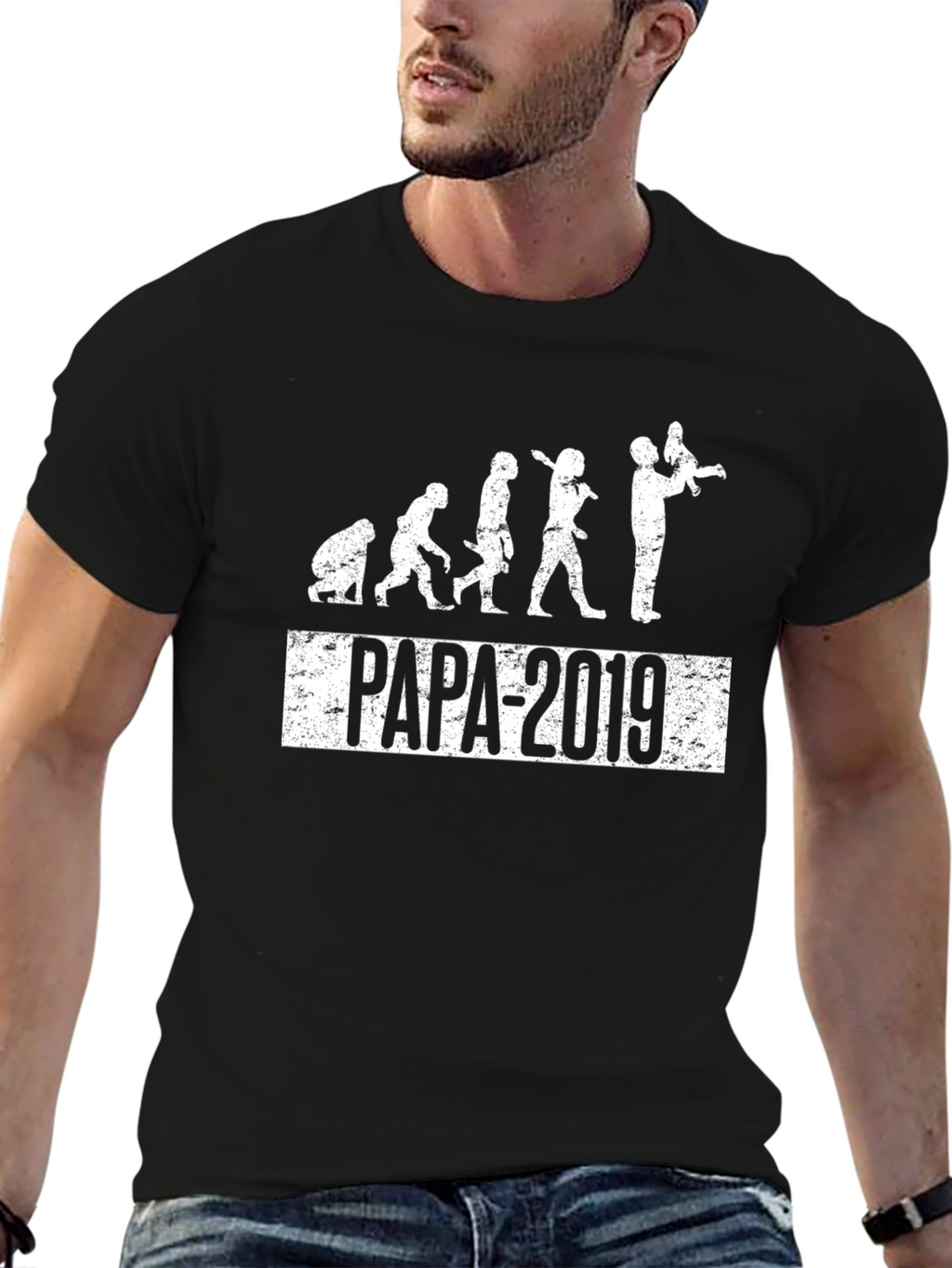 Papa Evolution 2019 T-Shirt - Black