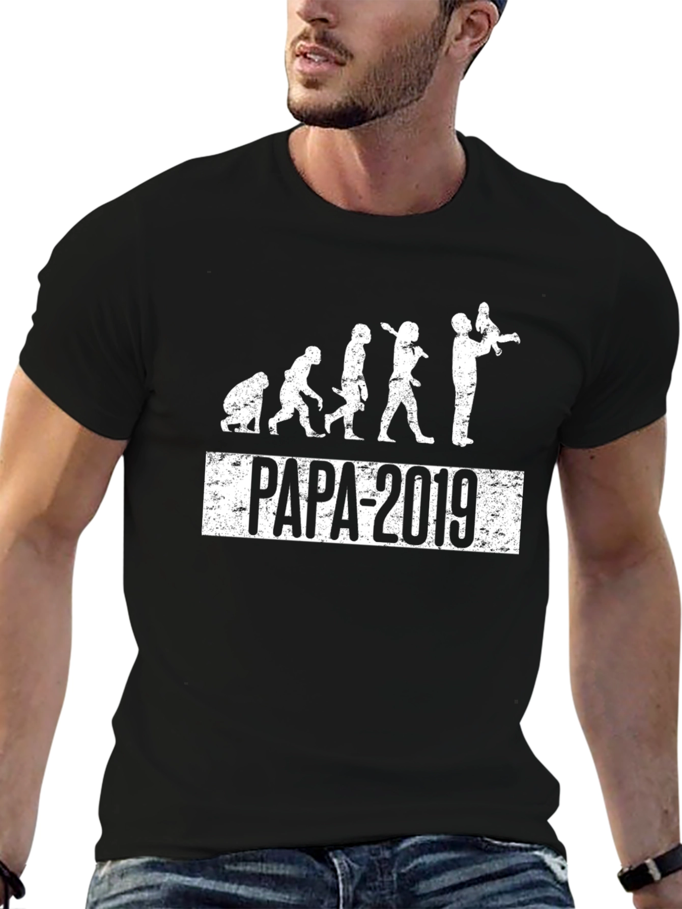 Papa Evolution 2019 T-Shirt - Black