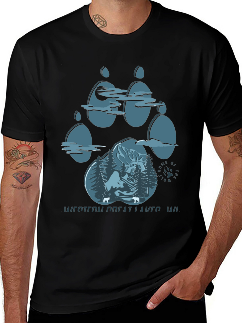 Wolf Paw Graphic Tee