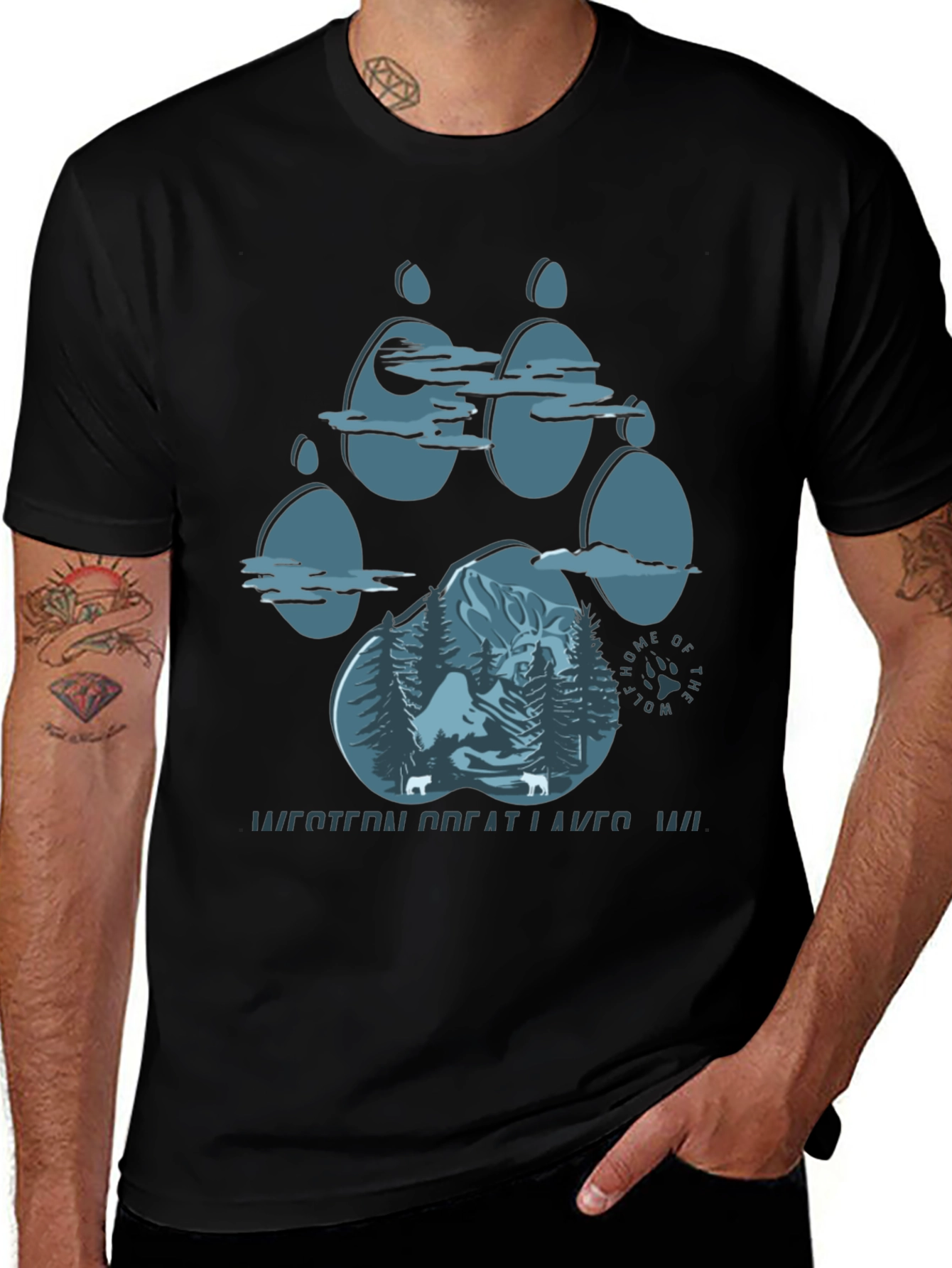 Wolf Paw Graphic Tee