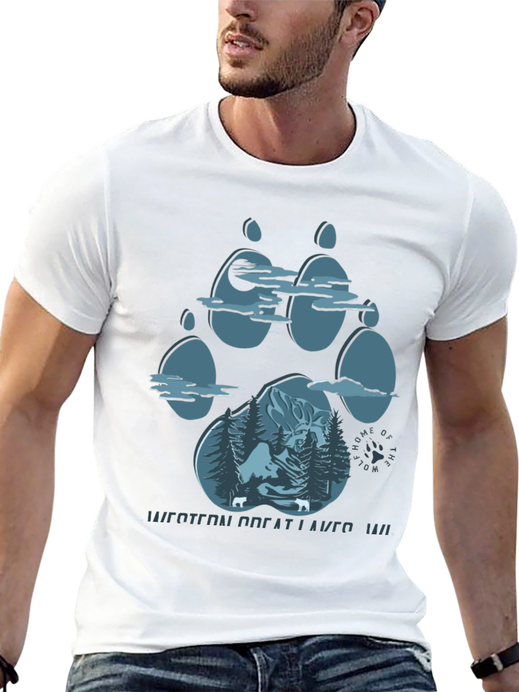 Wolf Paw Graphic Tee
