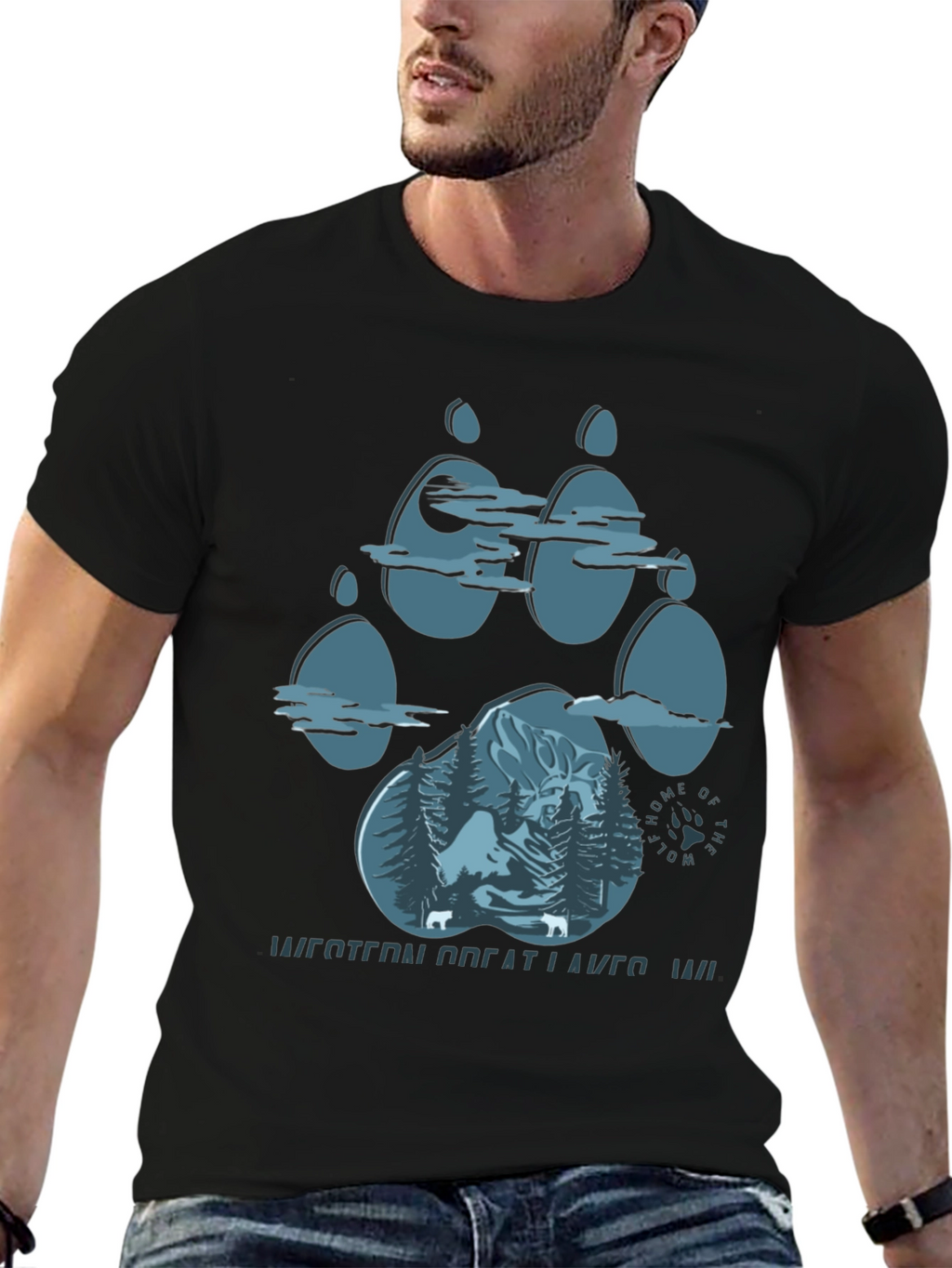 Wolf Paw Graphic Tee