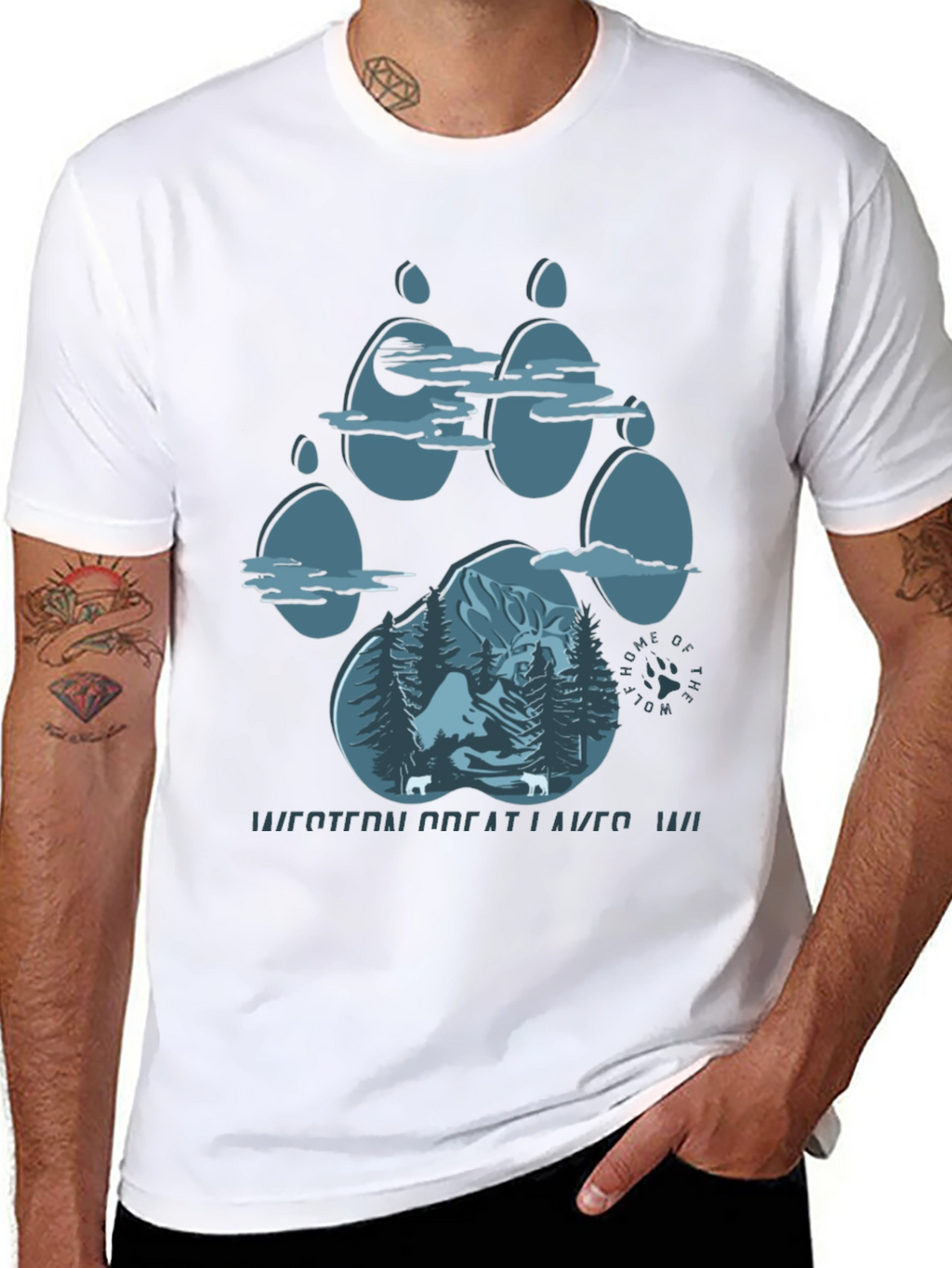 Wolf Paw Graphic Tee