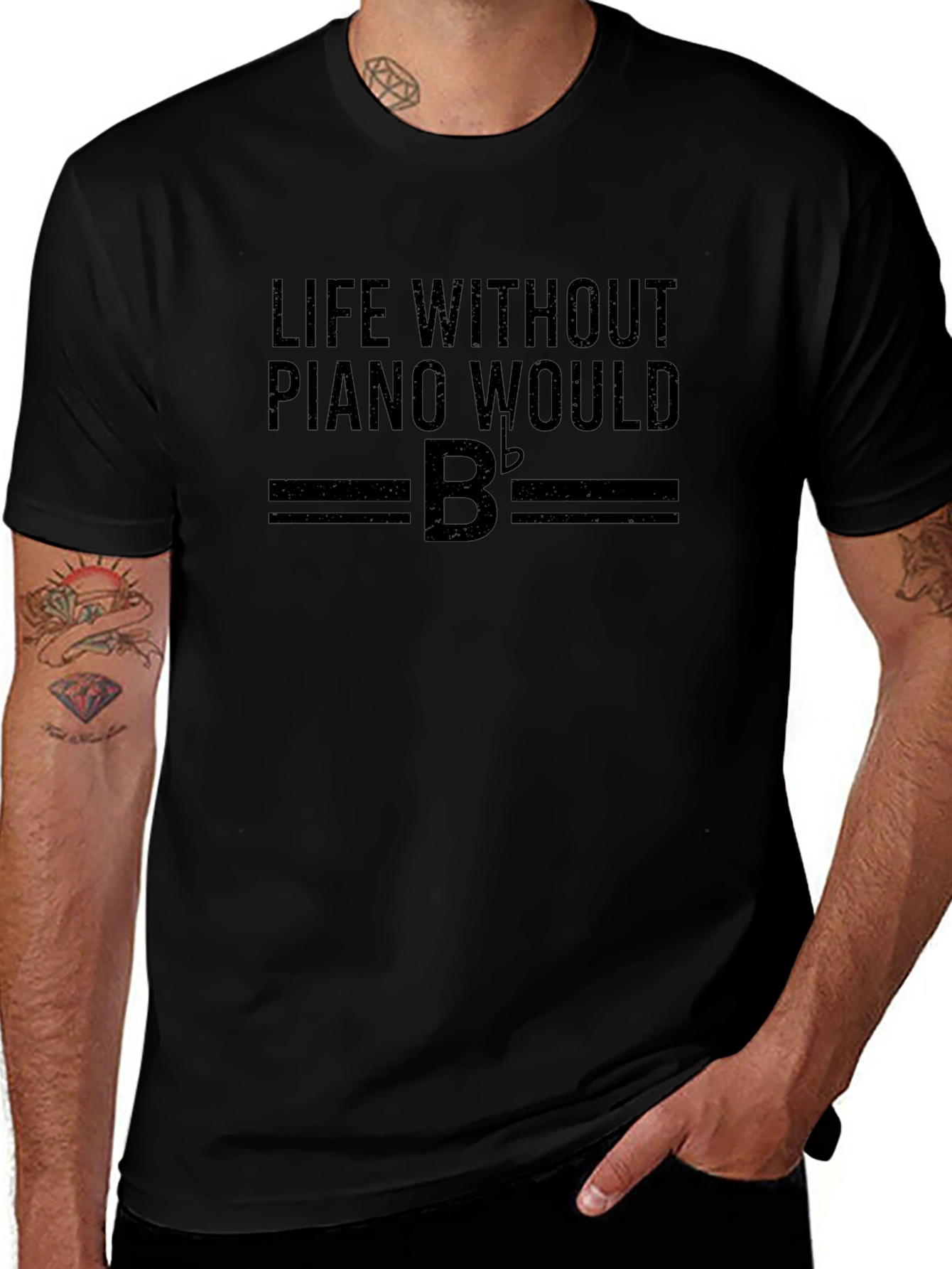 Life Without Piano Would B Flat T-Shirt