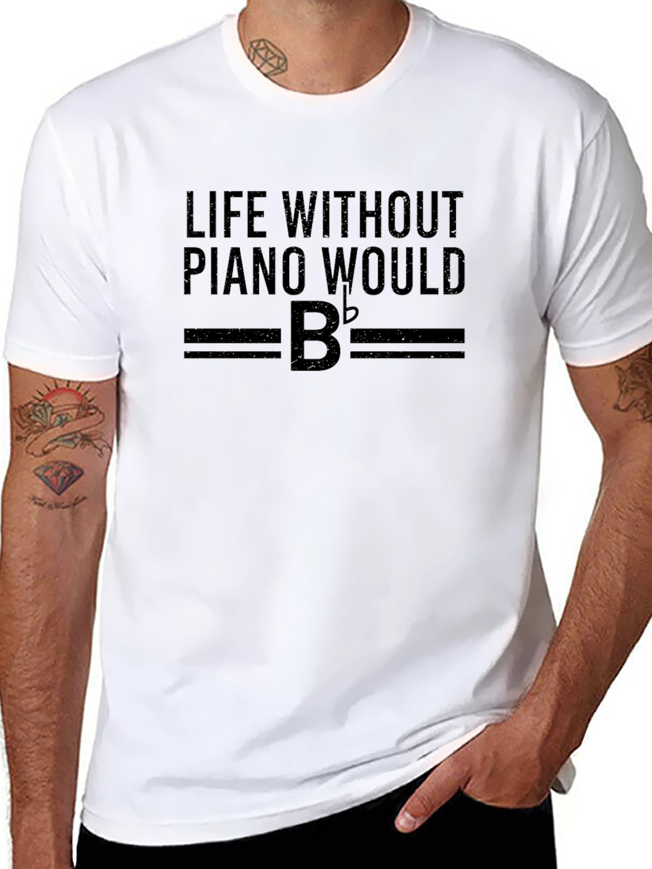 Life Without Piano Would B Flat T-Shirt