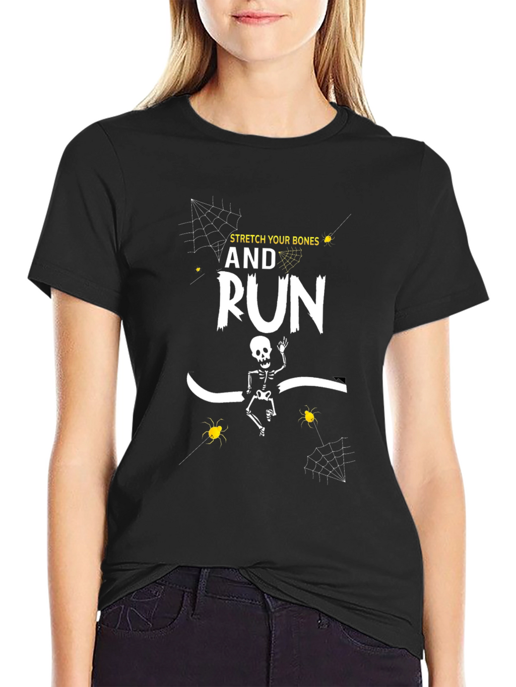 Stretch Your Bones And Run T-Shirt Halloween