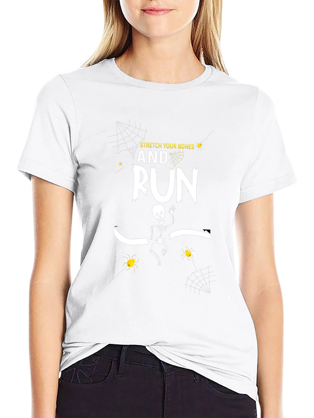 Stretch Your Bones And Run T-Shirt Halloween