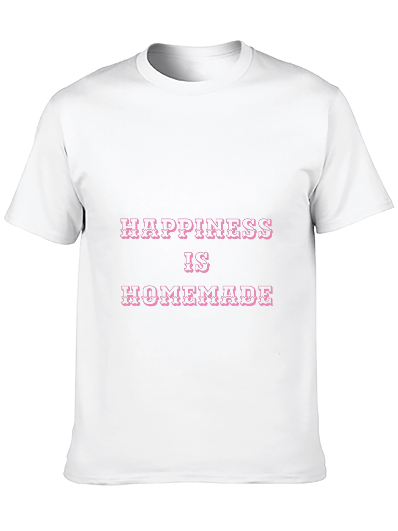 Happiness is Homemade Black Graphic Tee