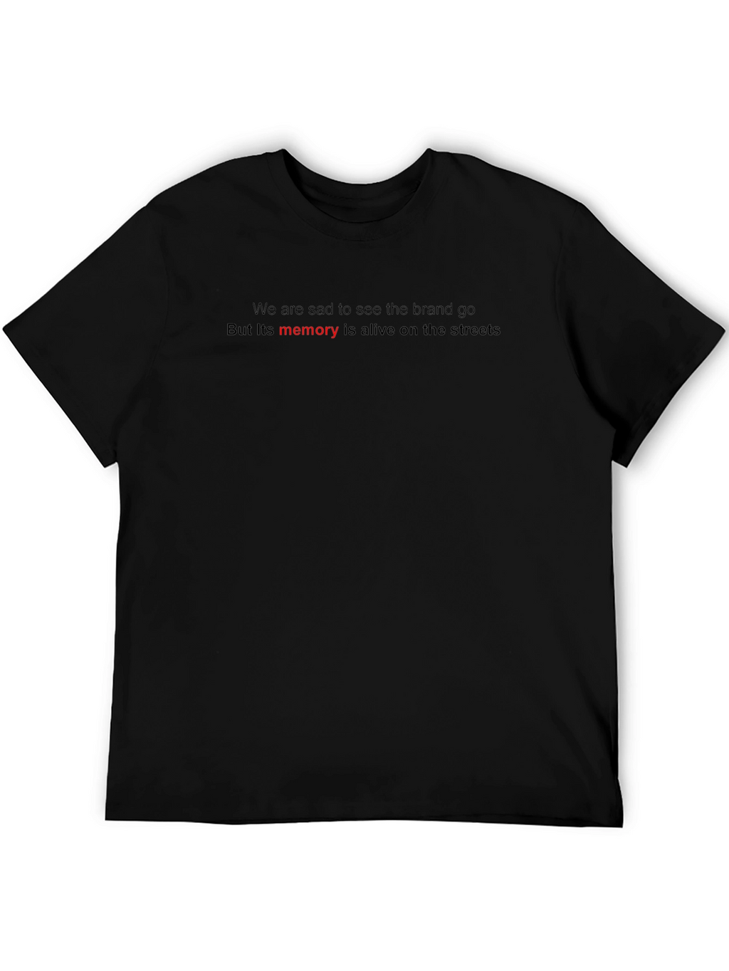 Streetwear Graphic T-Shirt - Memory Alive