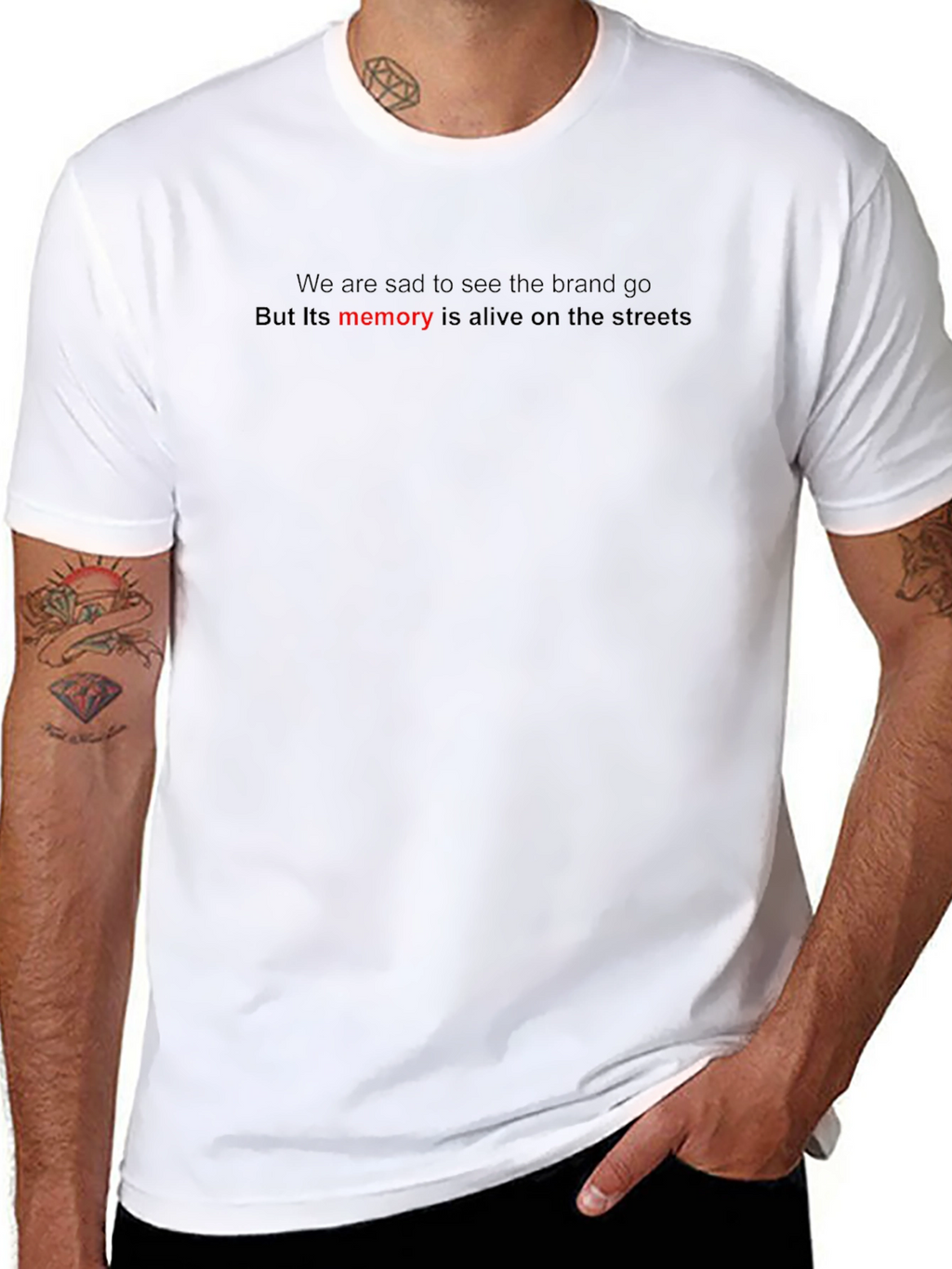 Streetwear Graphic T-Shirt - Memory Alive