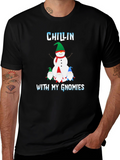 Chillin With My Gnomies Graphic Tee