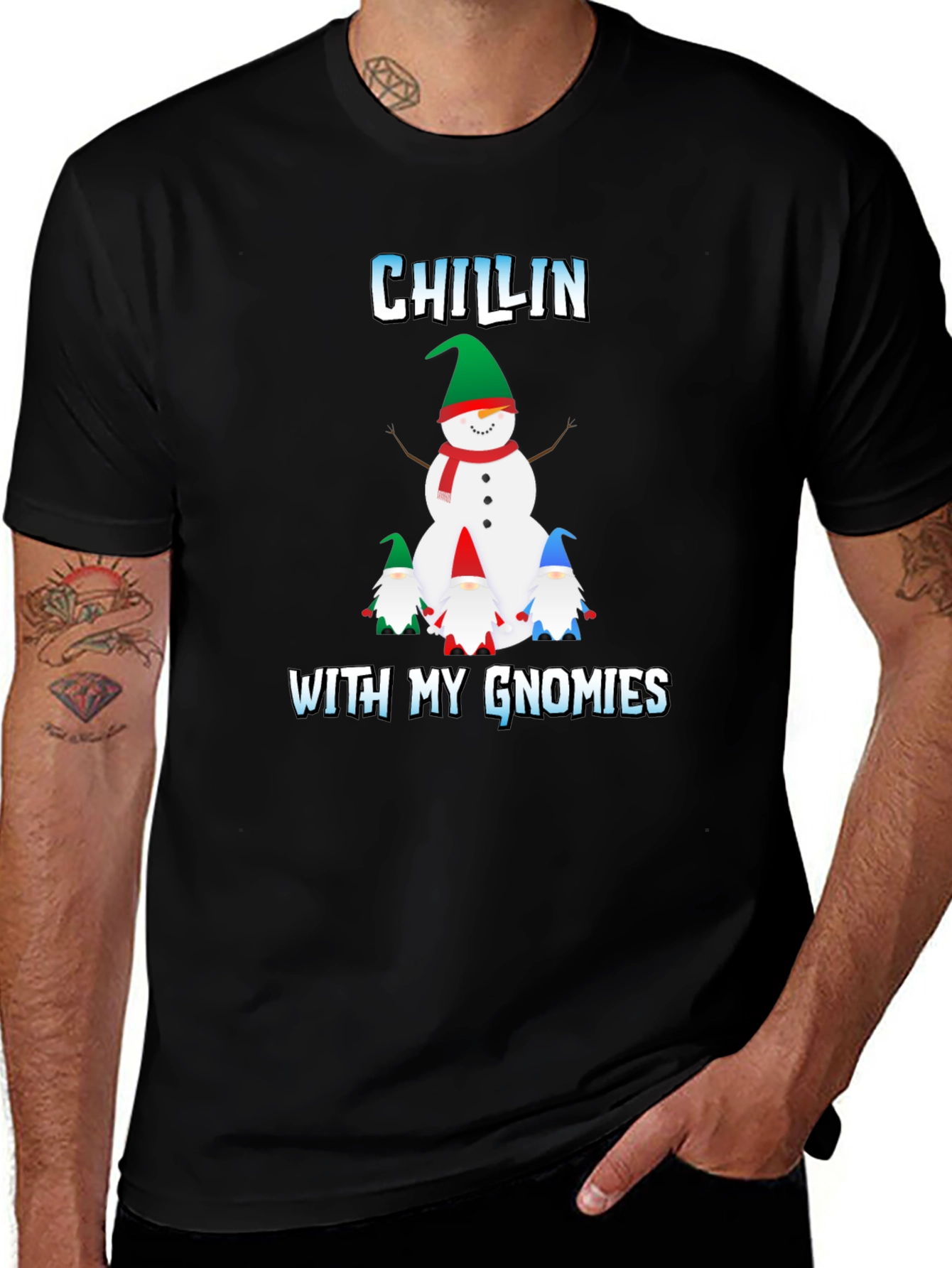 Chillin With My Gnomies Graphic Tee
