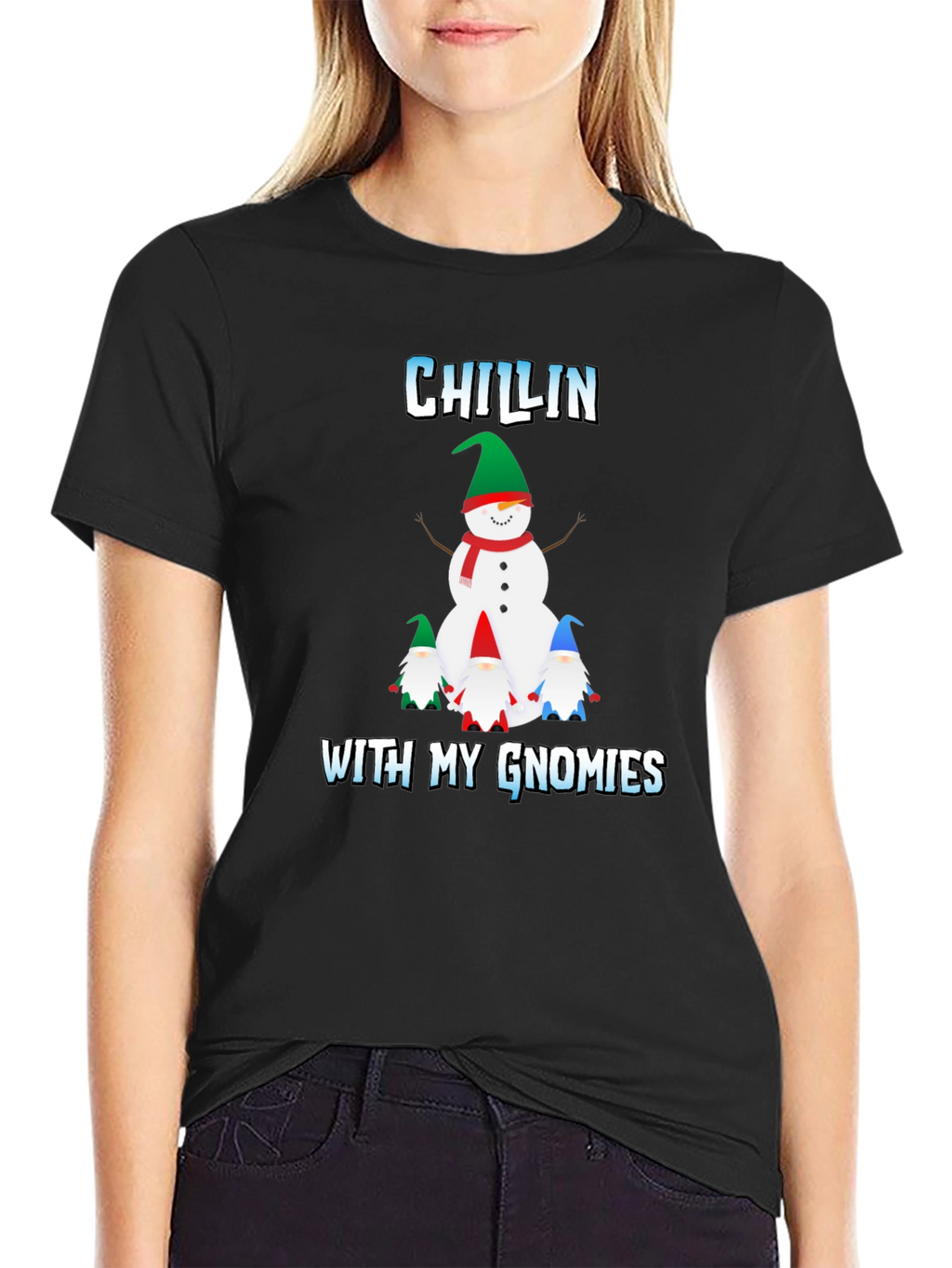 Chillin With My Gnomies Graphic Tee