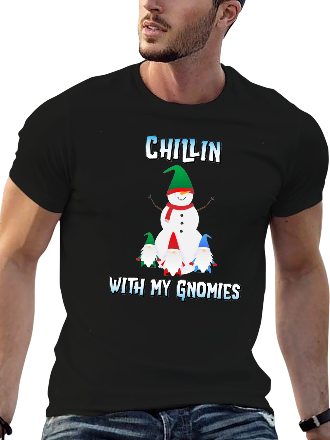 Chillin With My Gnomies Graphic Tee