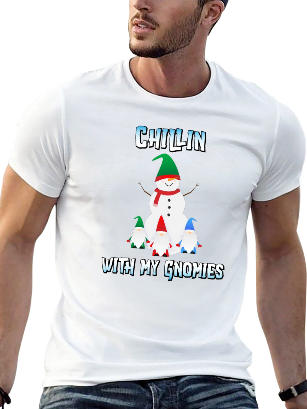Chillin With My Gnomies Graphic Tee