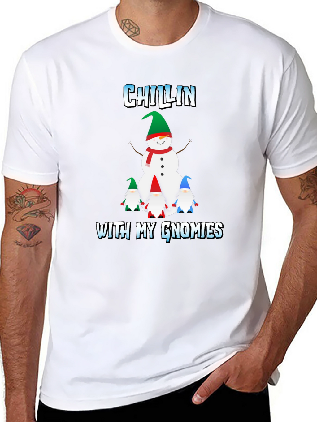 Chillin With My Gnomies Graphic Tee
