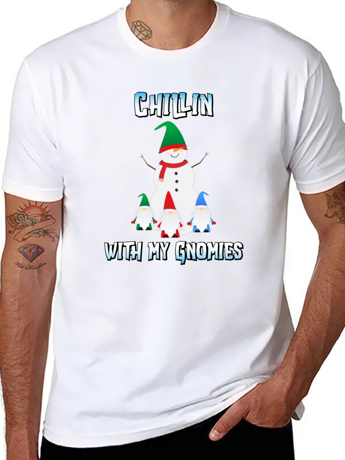 Chillin With My Gnomies Graphic Tee