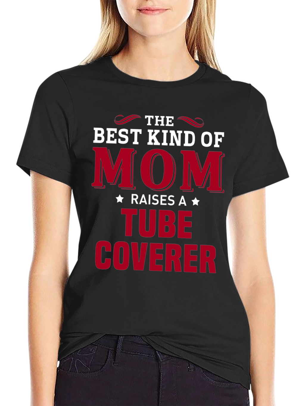 Best Kind of Mom Tube Coverer Graphic Tee