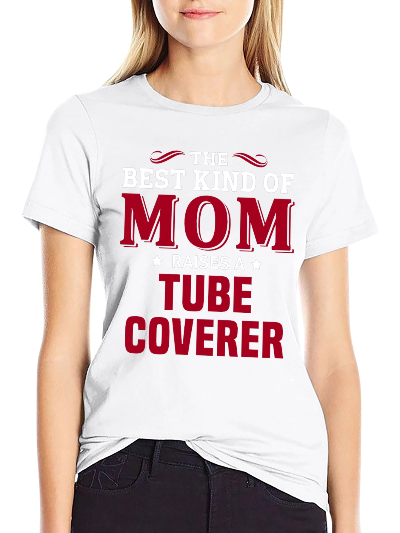 Best Kind of Mom Tube Coverer Graphic Tee