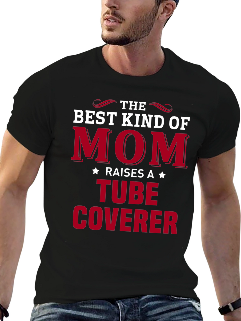 Best Kind of Mom Tube Coverer Graphic Tee