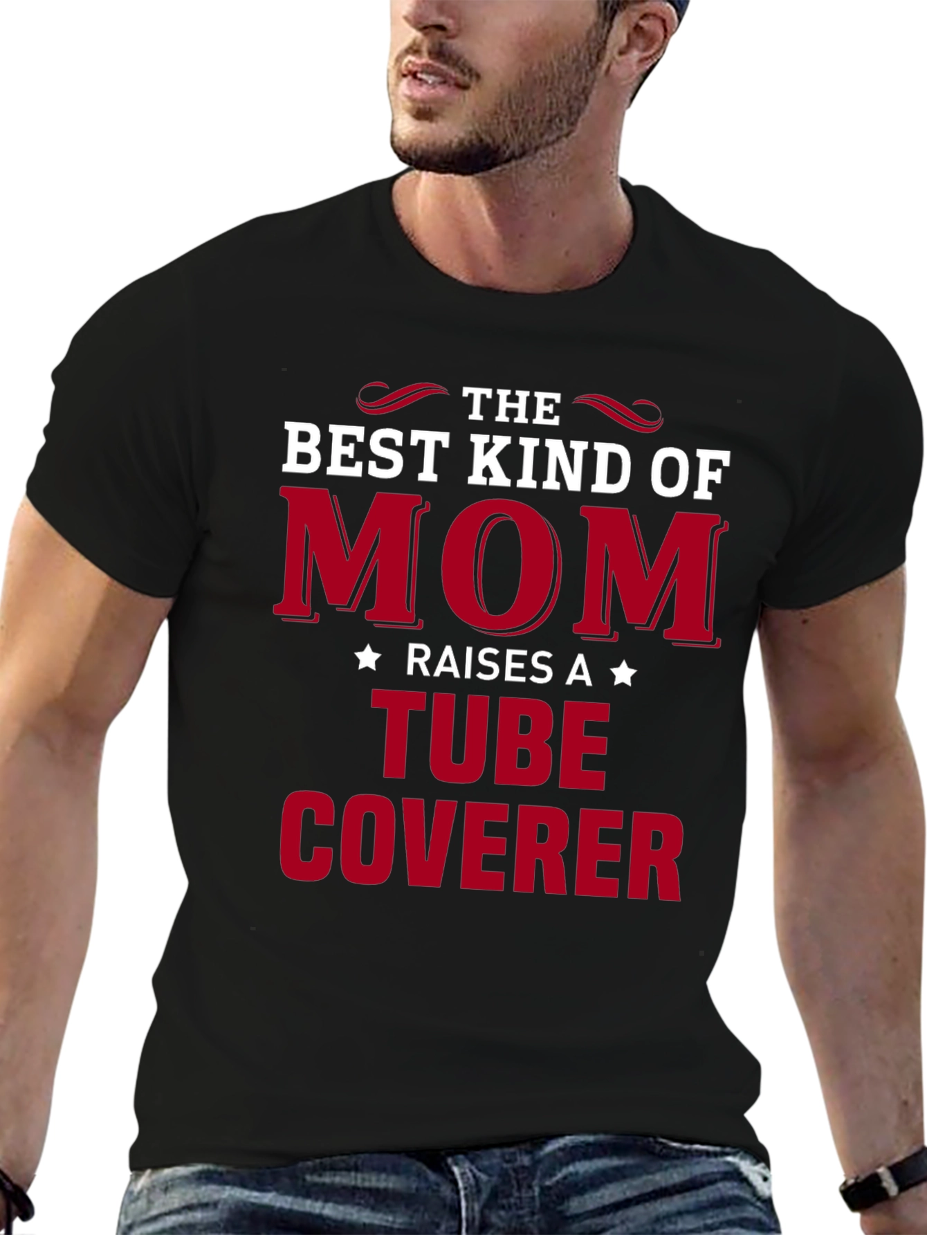 Best Kind of Mom Tube Coverer Graphic Tee