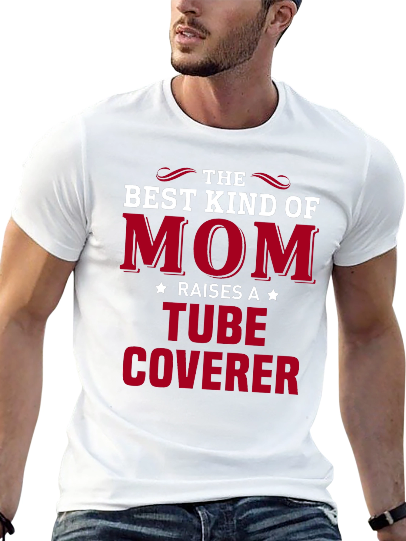 Best Kind of Mom Tube Coverer Graphic Tee